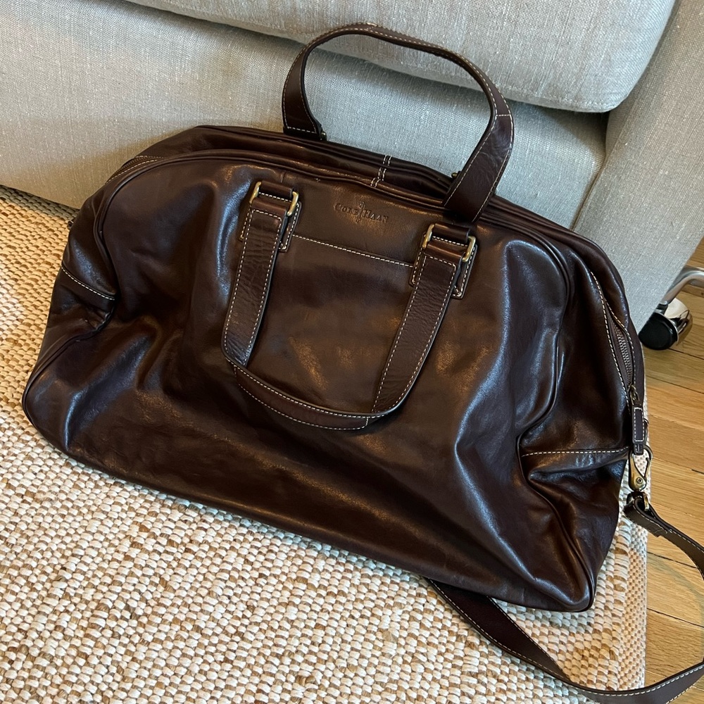 Cole Haan Leather Duffel Bag